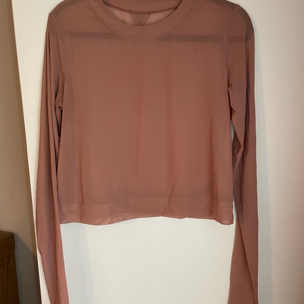 Women's Long Sleeve Top in Pink
